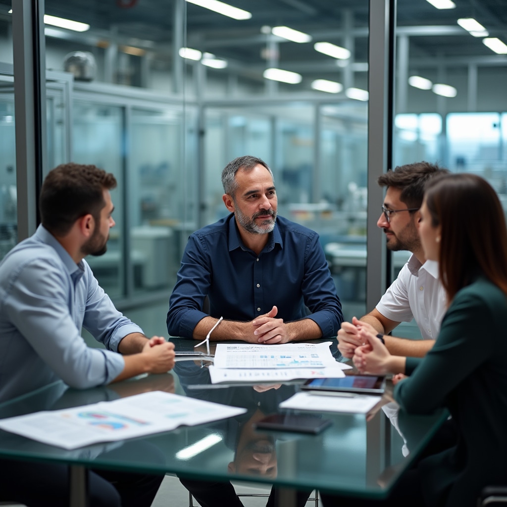 Team di formatori SyniqTrax in riunione di progettazione percorso didattico