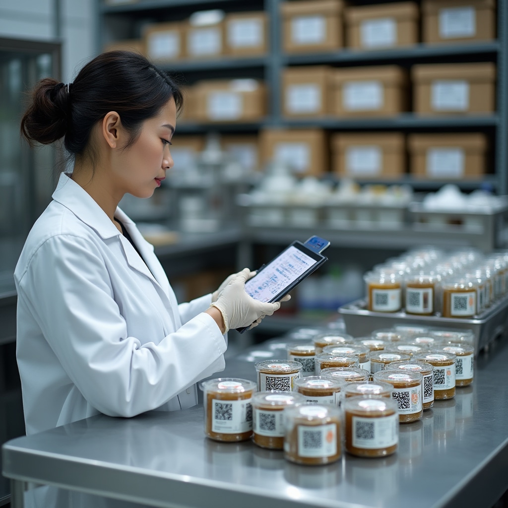 Sistema di tracciabilità lotti con etichette e registri in ambiente alimentare