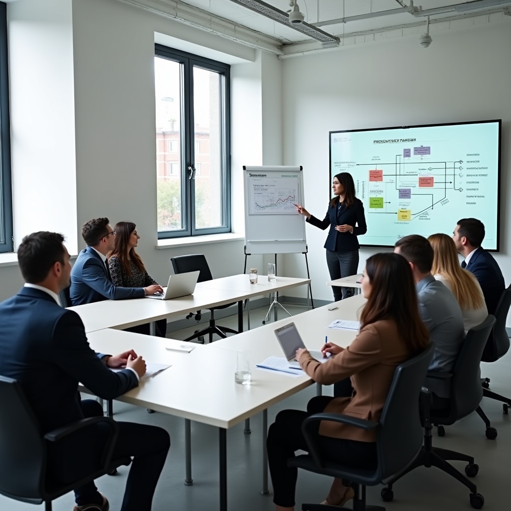 Sessione formativa in aula per responsabili di produzione alimentare